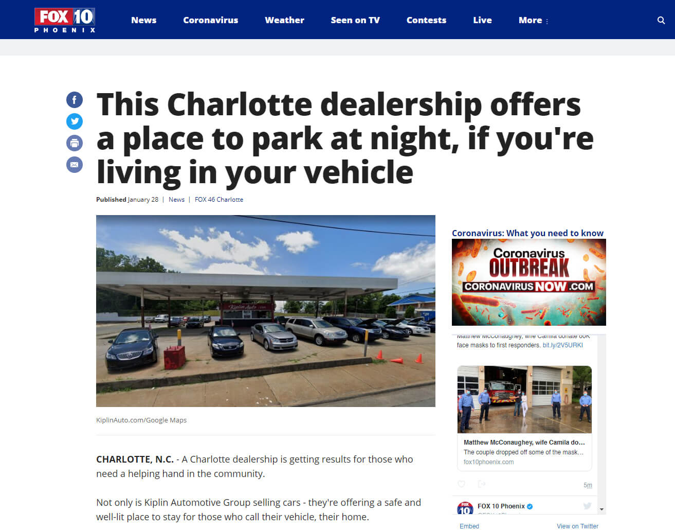 Thank You Kiplin Automotive Group Charlotte NC Used Car Dealers